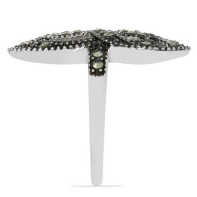 BUY AUSTRIAN MARCASITE GEMSTONE STYLISH RING IN 925 SILVER 